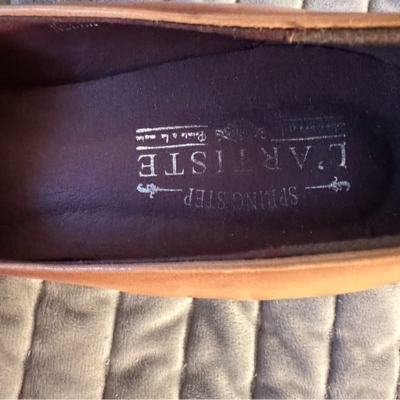 L’Artiste by Spring‎ Step Beautiful unique brown heels size 39 (8.5 US). GUC - Picture 5 of 8
